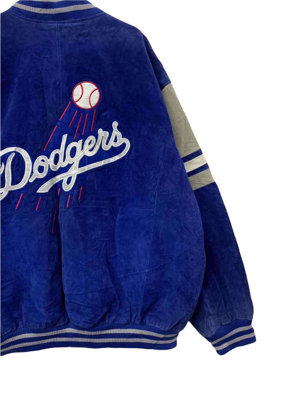 Oldvarsity/Stadium - 🔥RARE L.A DODGERS LEATHER V… - image 3