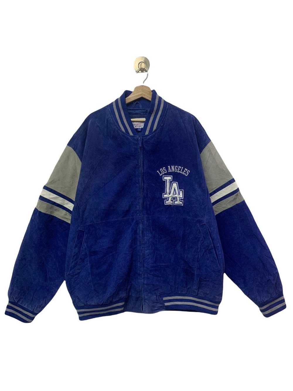 Oldvarsity/Stadium - 🔥RARE L.A DODGERS LEATHER V… - image 5