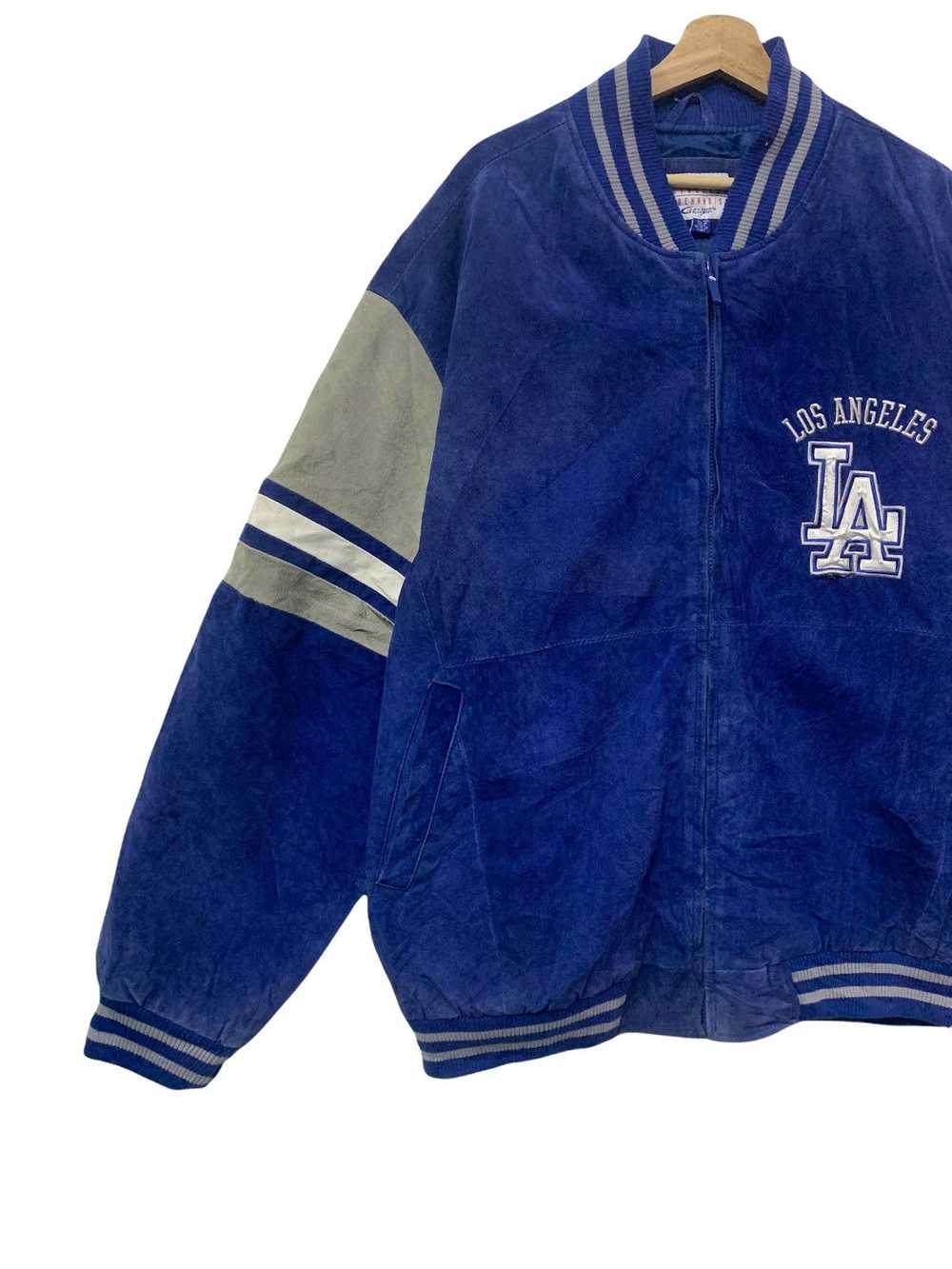 Oldvarsity/Stadium - 🔥RARE L.A DODGERS LEATHER V… - image 6