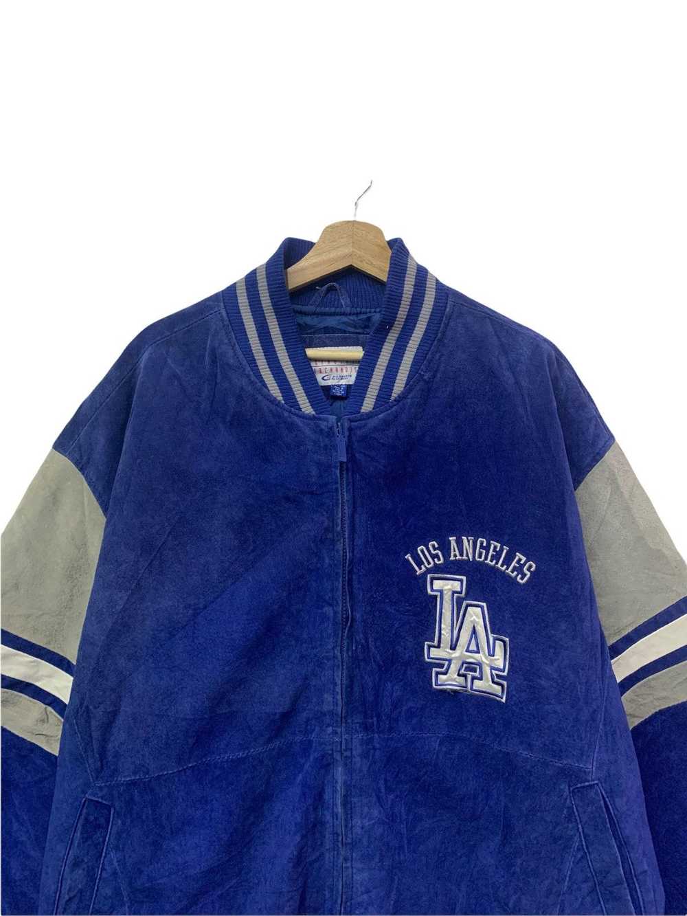 Oldvarsity/Stadium - 🔥RARE L.A DODGERS LEATHER V… - image 8