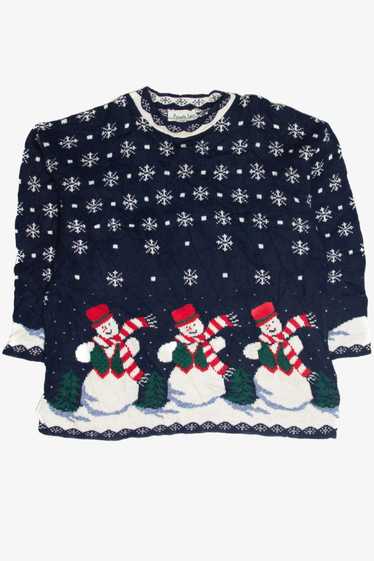 Vintage Blue Ugly Christmas Pullover 63310