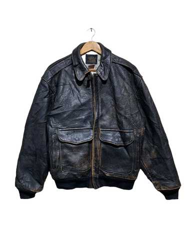 🔥VTG 70s AVIREX TYPE A2 LEATHER FLIGHT JACKETS - image 1