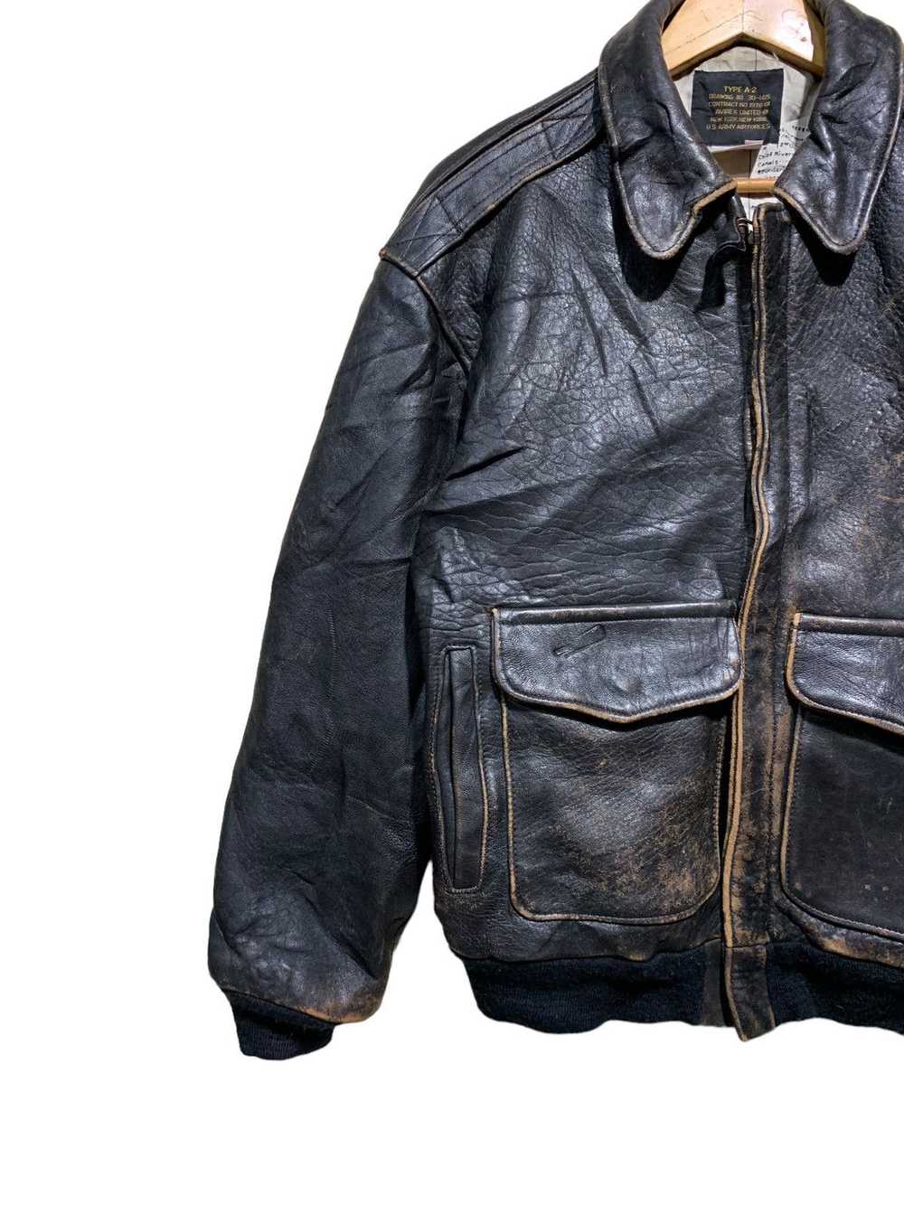 🔥VTG 70s AVIREX TYPE A2 LEATHER FLIGHT JACKETS - image 3