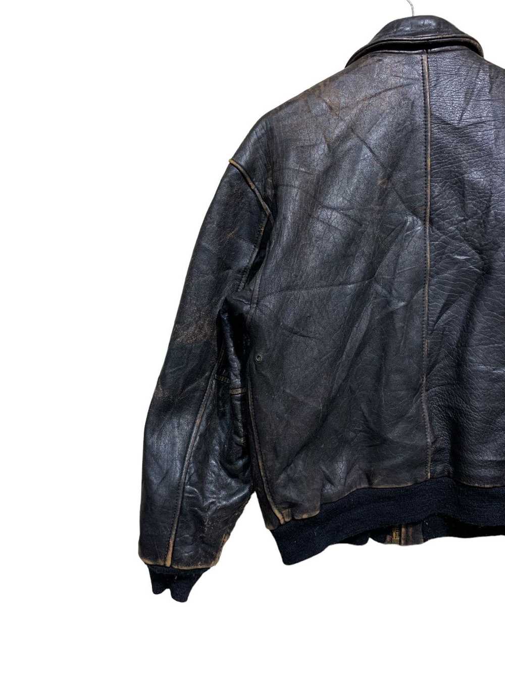 🔥VTG 70s AVIREX TYPE A2 LEATHER FLIGHT JACKETS - image 7