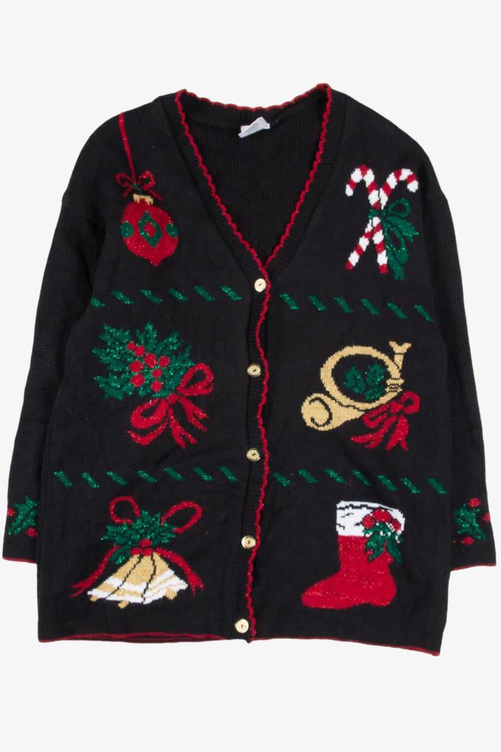 Black Ugly Christmas Cardigan 57814 - image 1