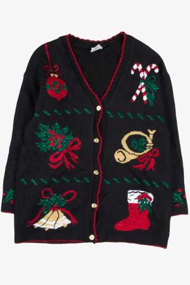 Black Ugly Christmas Cardigan 57814 - image 1