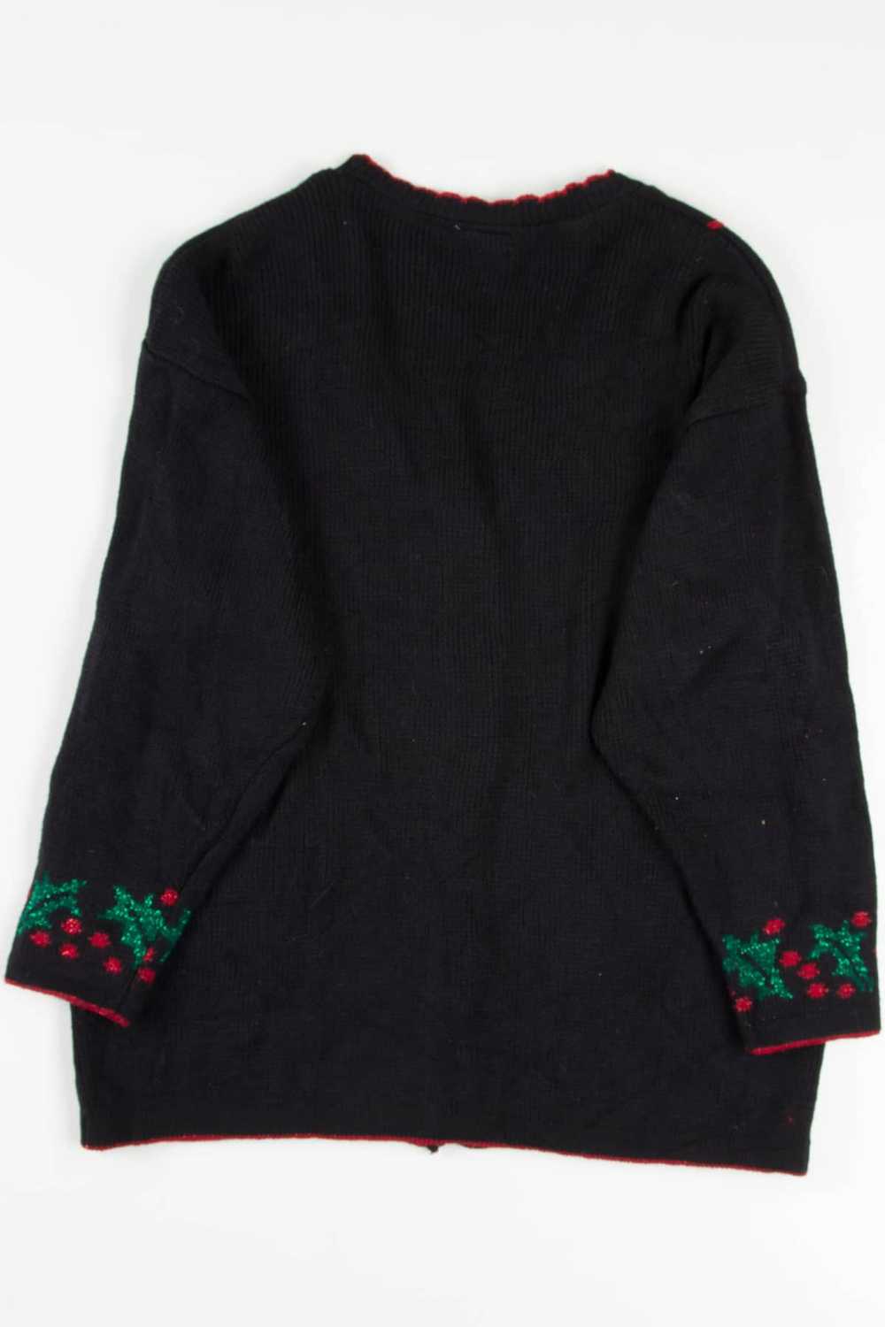 Black Ugly Christmas Cardigan 57814 - image 3