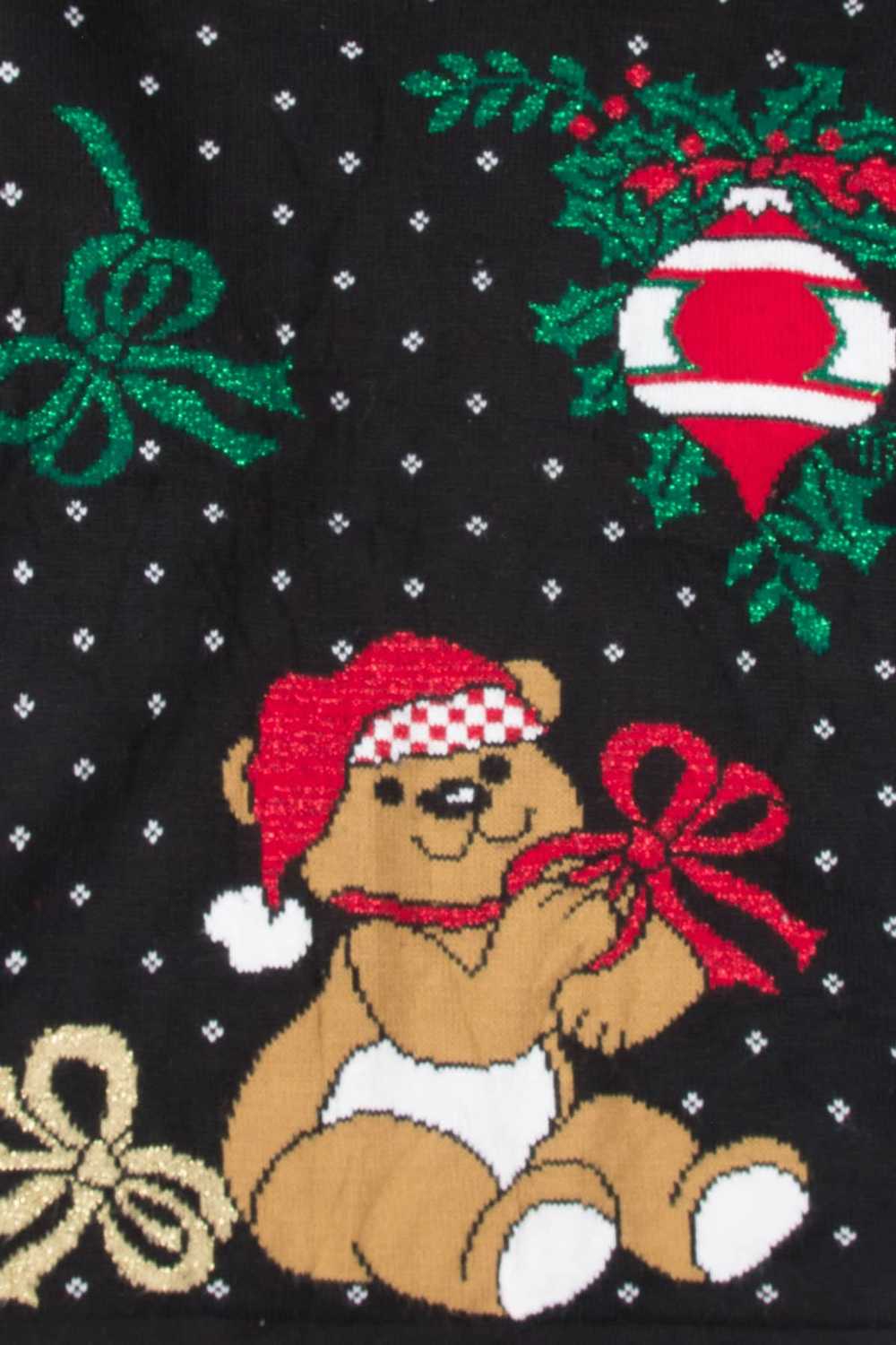 Black Bear Ugly Christmas Pullover 57280 - image 2