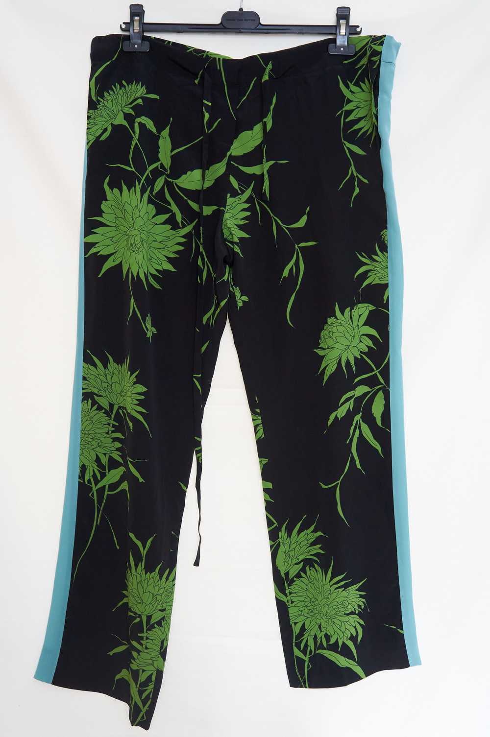 Haider Ackermann silk floral pants - image 2