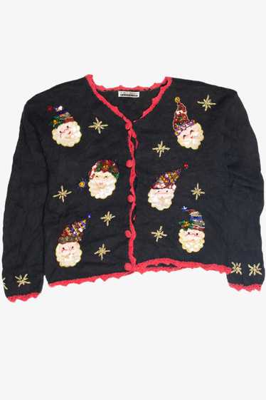 Vintage Black Ugly Christmas Cardigan 63250