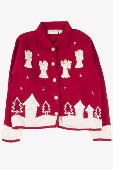 Deadstock Belle Pointe Angels Ugly Christmas Cardi