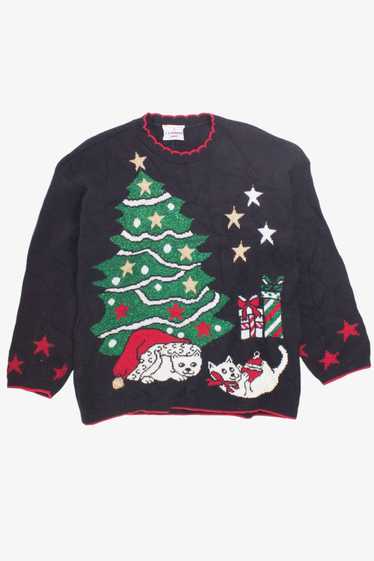 Black Ugly Christmas Pullover 55875 - image 1