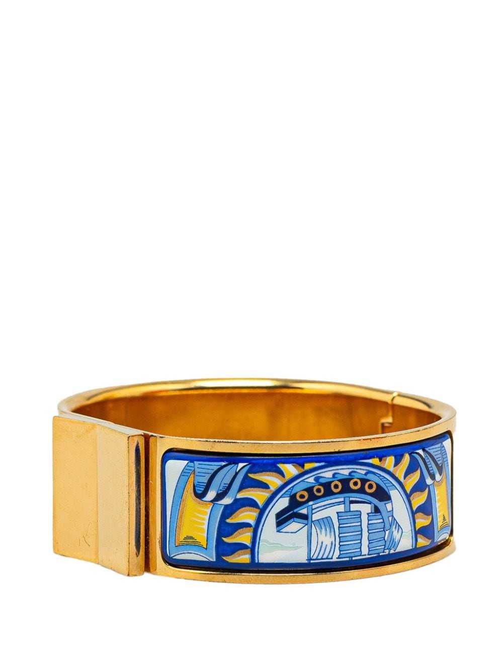 Hermès Pre-Owned 2010-2023 Wide Enamel Locquet Hi… - image 2