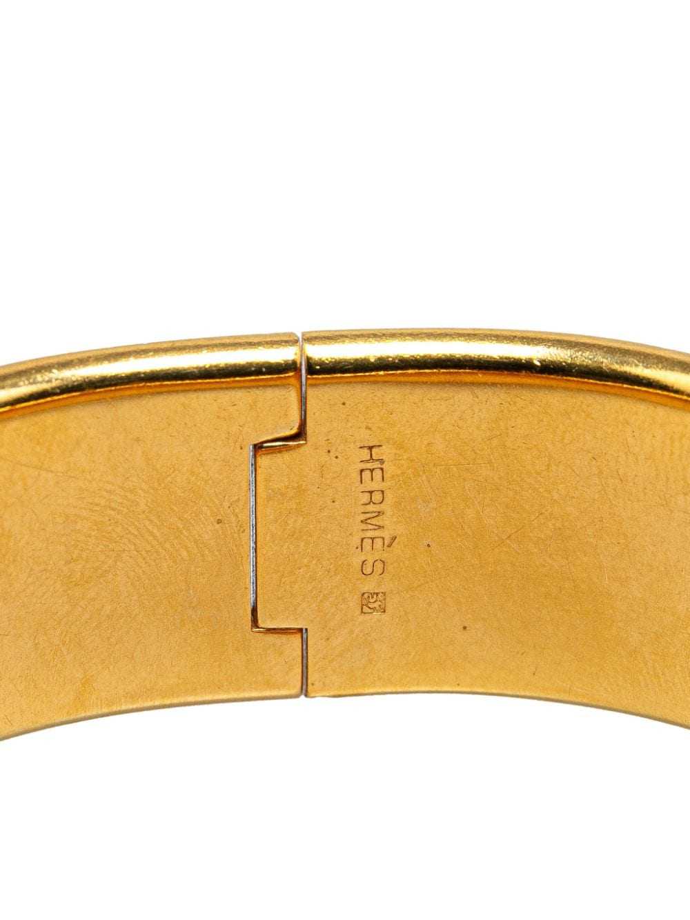 Hermès Pre-Owned 2010-2023 Wide Enamel Locquet Hi… - image 4