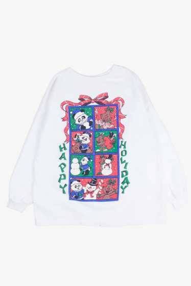 Happy Holiday Vintage Christmas Sweatshirt 55416