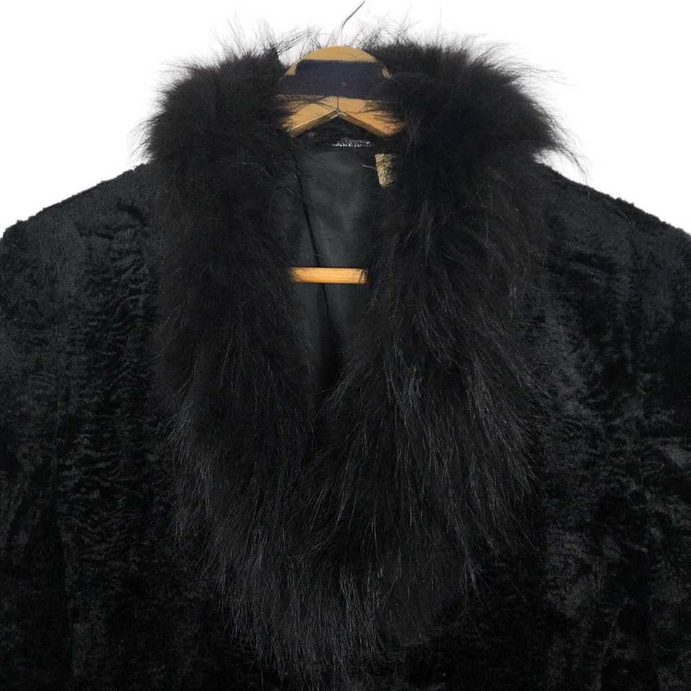 Vintage Valentino Garavani Faux Fur Velvet Jacket - image 10