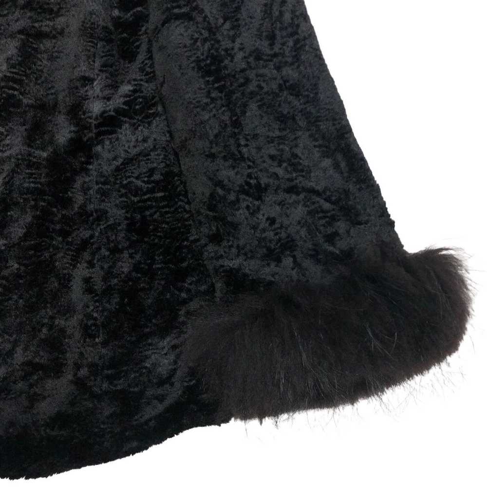 Vintage Valentino Garavani Faux Fur Velvet Jacket - image 4