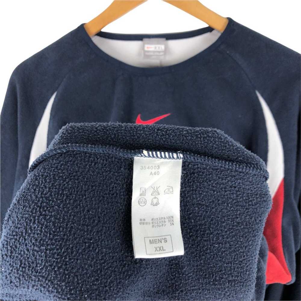 Vintage Nike Swoosh YS Round Neck Fleece Sweater - image 9