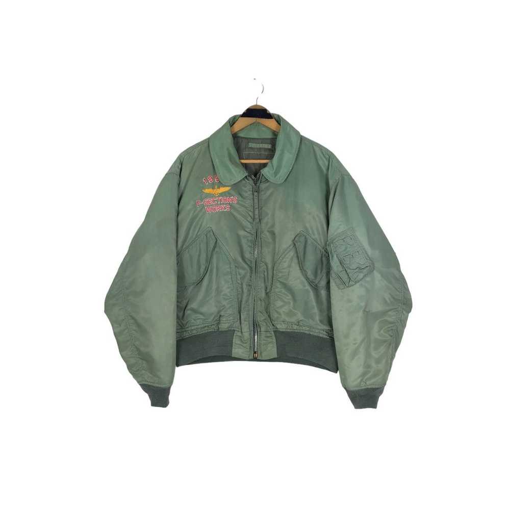 Vintage 1956 F-Section Works Bomber Jacket - image 11