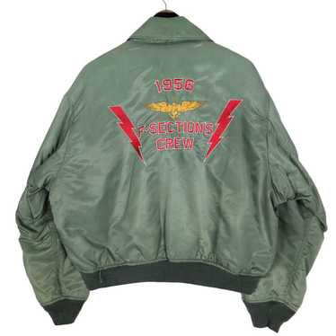 Vintage 1956 F-Section Works Bomber Jacket - image 1