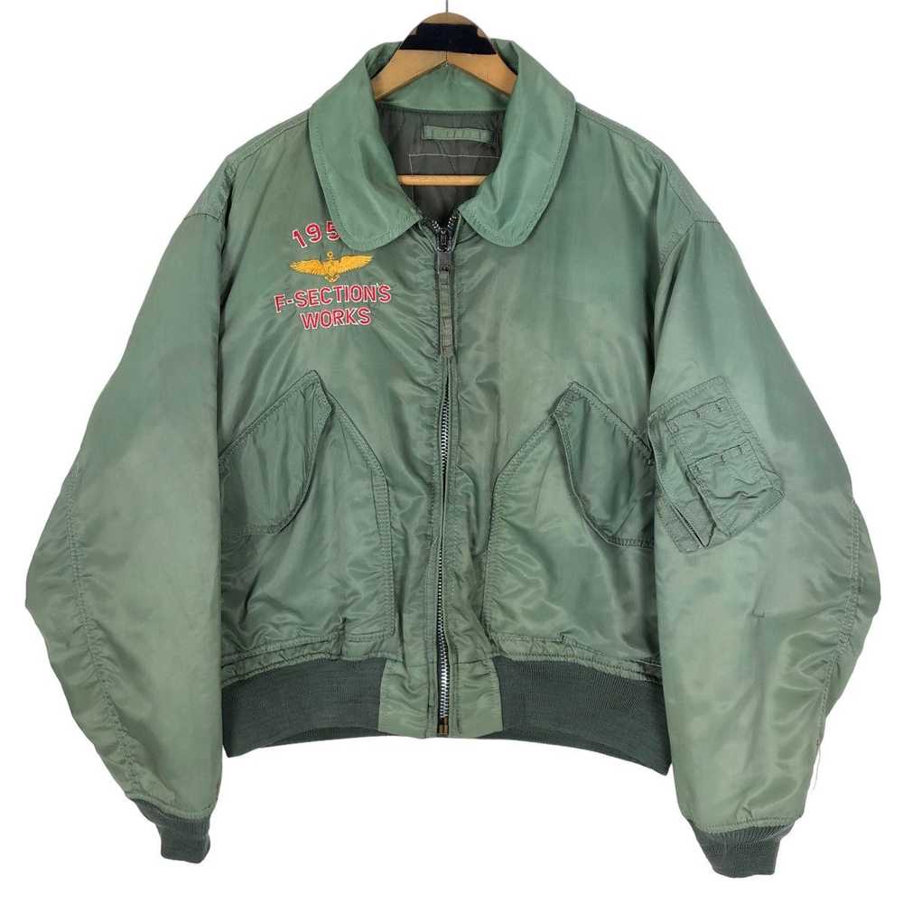 Vintage 1956 F-Section Works Bomber Jacket - image 6