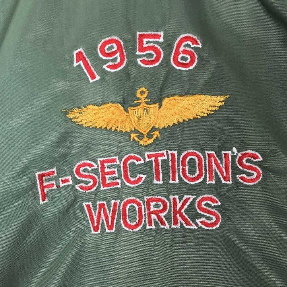 Vintage 1956 F-Section Works Bomber Jacket - image 7