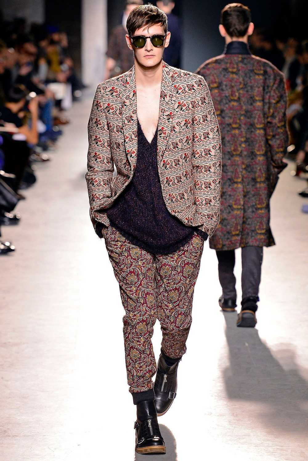 Dries Van Noten AW13 wool floral jacket - image 7