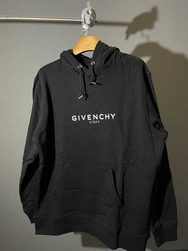 Givenchy Logo Print Hoodie Black