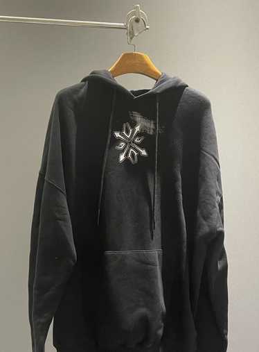 Off-White Extra Long Black White Hoodie - image 1