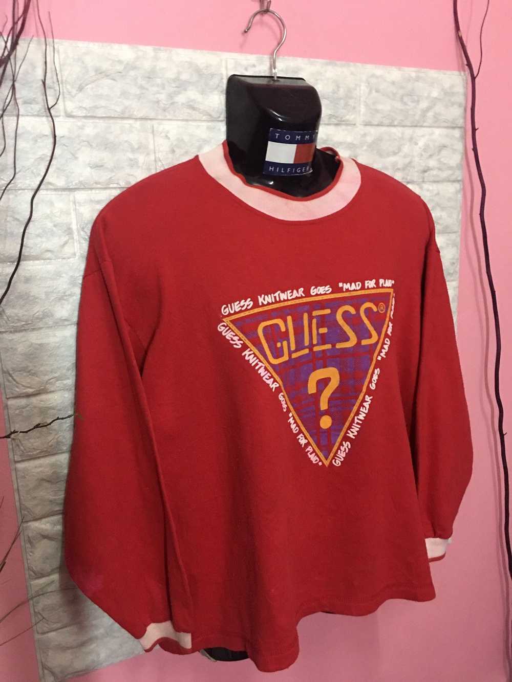 Vintage 90’s Sweatshirt Guess Big Logo - image 2