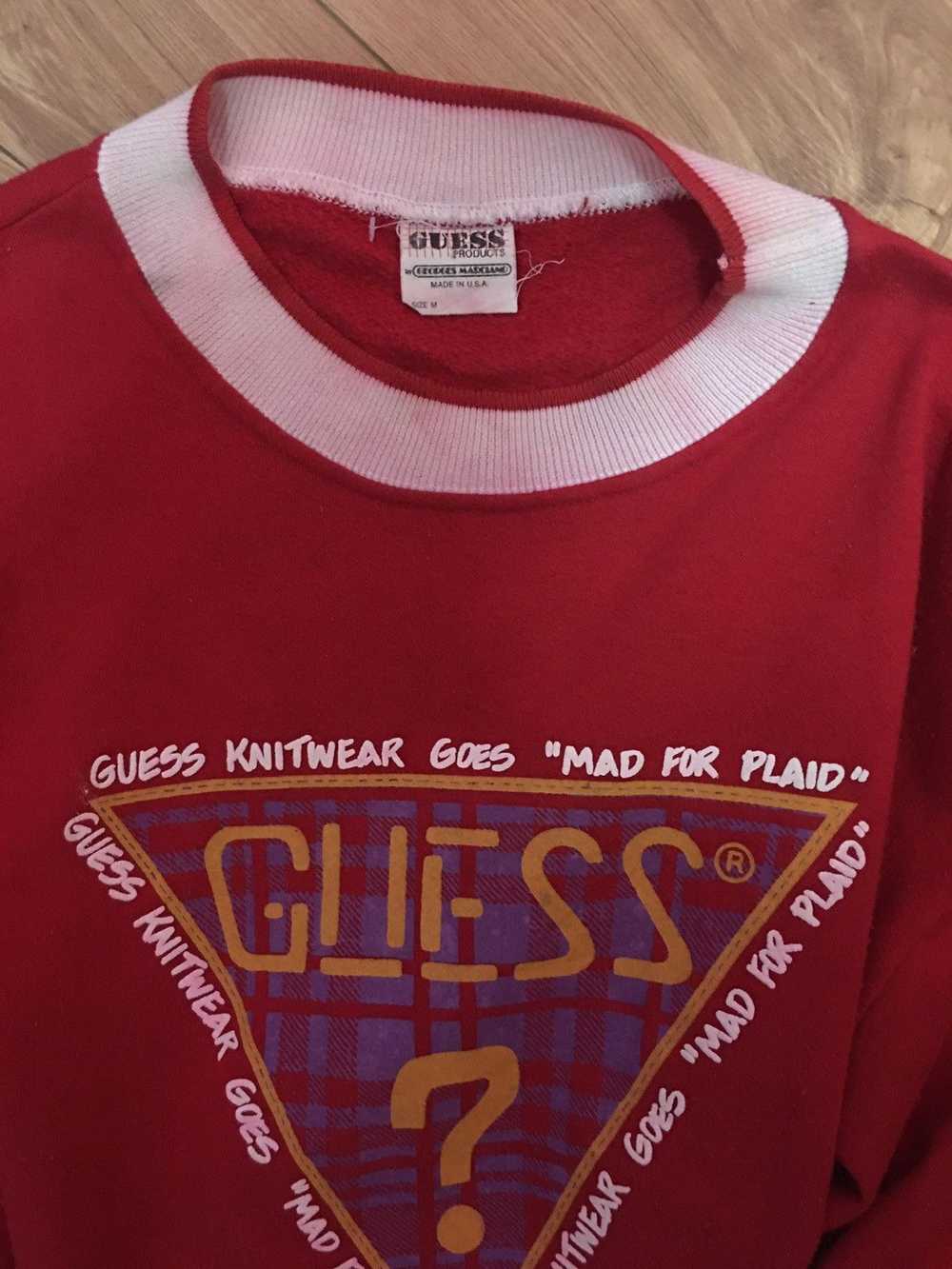 Vintage 90’s Sweatshirt Guess Big Logo - image 4