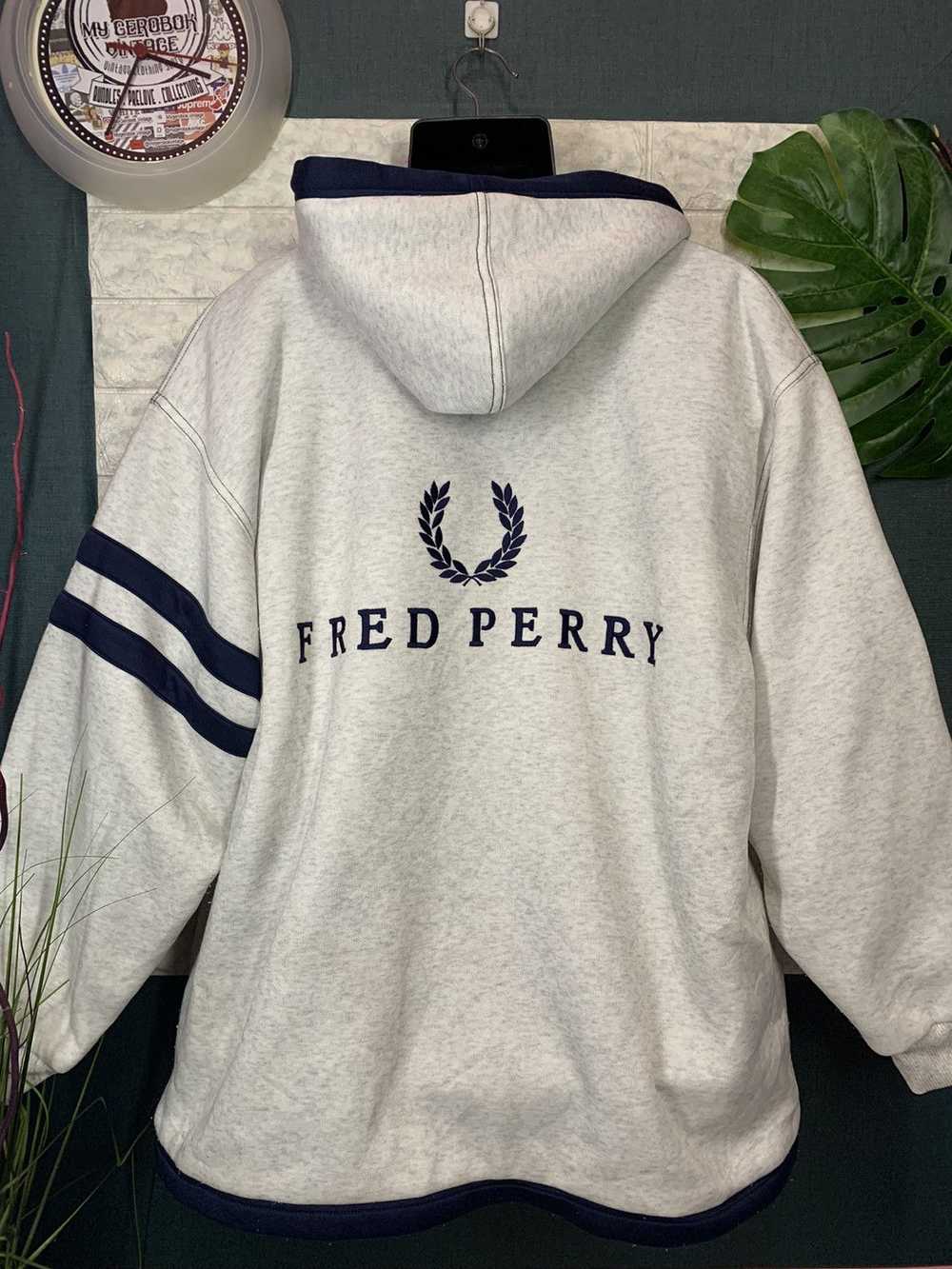 Vintage - 🔥STEAL🔥Rare Sweater Hoodies FRED PERRY