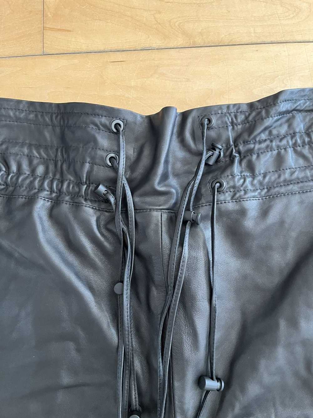 NWT - The Mannei Leather Aydoun Shorts - image 3