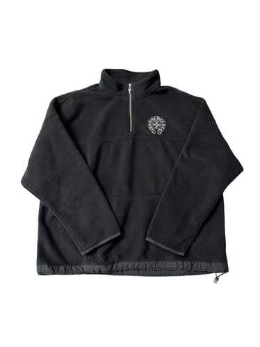 Chrome Hearts Horseshoe polar fleece half zip quar