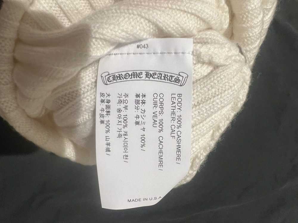 Chrome Hearts Cashmere leather plus cross patch b… - image 5