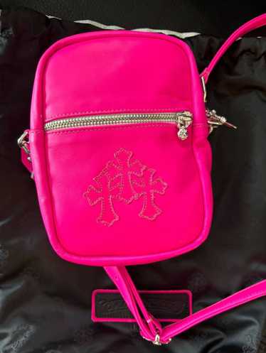 Chrome Hearts Hot pink triple cross patch taka bag - image 1