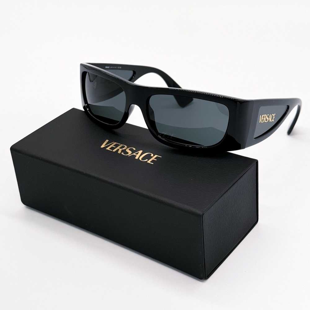 NEW VERSACE VE4482 GB1/87 BLACK MOD 4482 SUNGLASS… - image 2