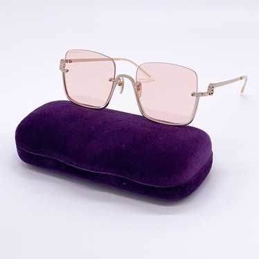 NEW GUCCI GG1279S 005 WOMEN PINK SQUARE SUNGLASSE… - image 1