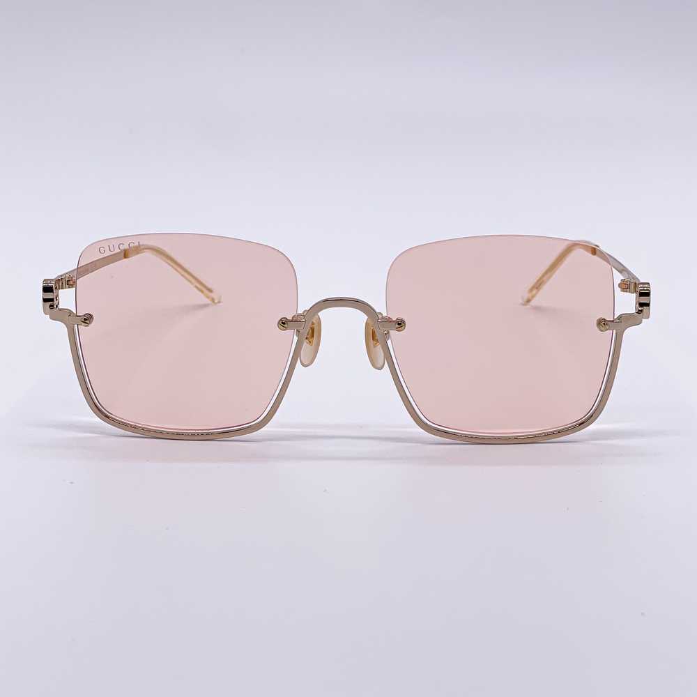 NEW GUCCI GG1279S 005 WOMEN PINK SQUARE SUNGLASSE… - image 4