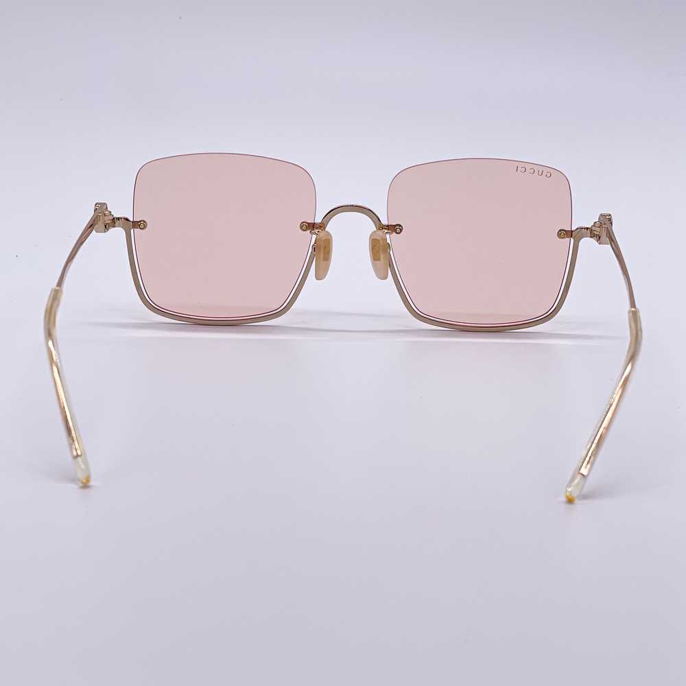 NEW GUCCI GG1279S 005 WOMEN PINK SQUARE SUNGLASSE… - image 7