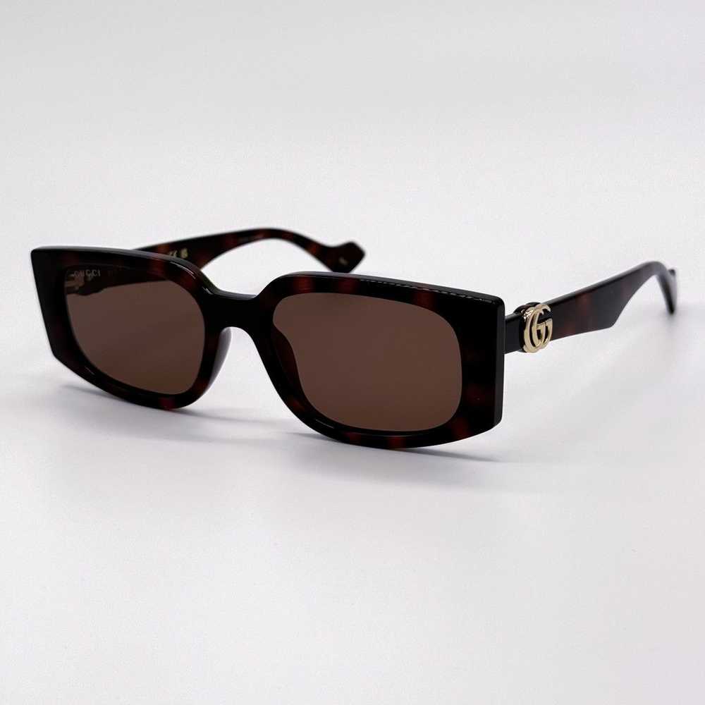 NEW GUCCI GG1534S 002 HAVANA BROWN SQUARE WOMEN S… - image 4