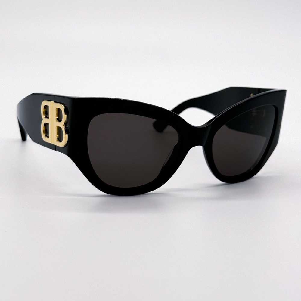 NEW BALENCIAGA BB0322S 002 CAT EYE BLACK WOMEN SU… - image 4