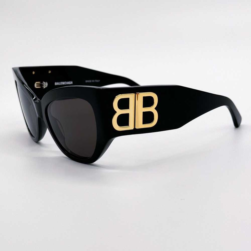 NEW BALENCIAGA BB0322S 002 CAT EYE BLACK WOMEN SU… - image 5