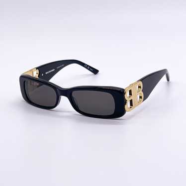 NEW BALENCIAGA BB0096S 001 BLACK UNISEX SUNGLASSES - image 1