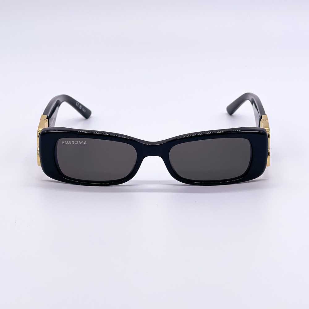 NEW BALENCIAGA BB0096S 001 BLACK UNISEX SUNGLASSES - image 2