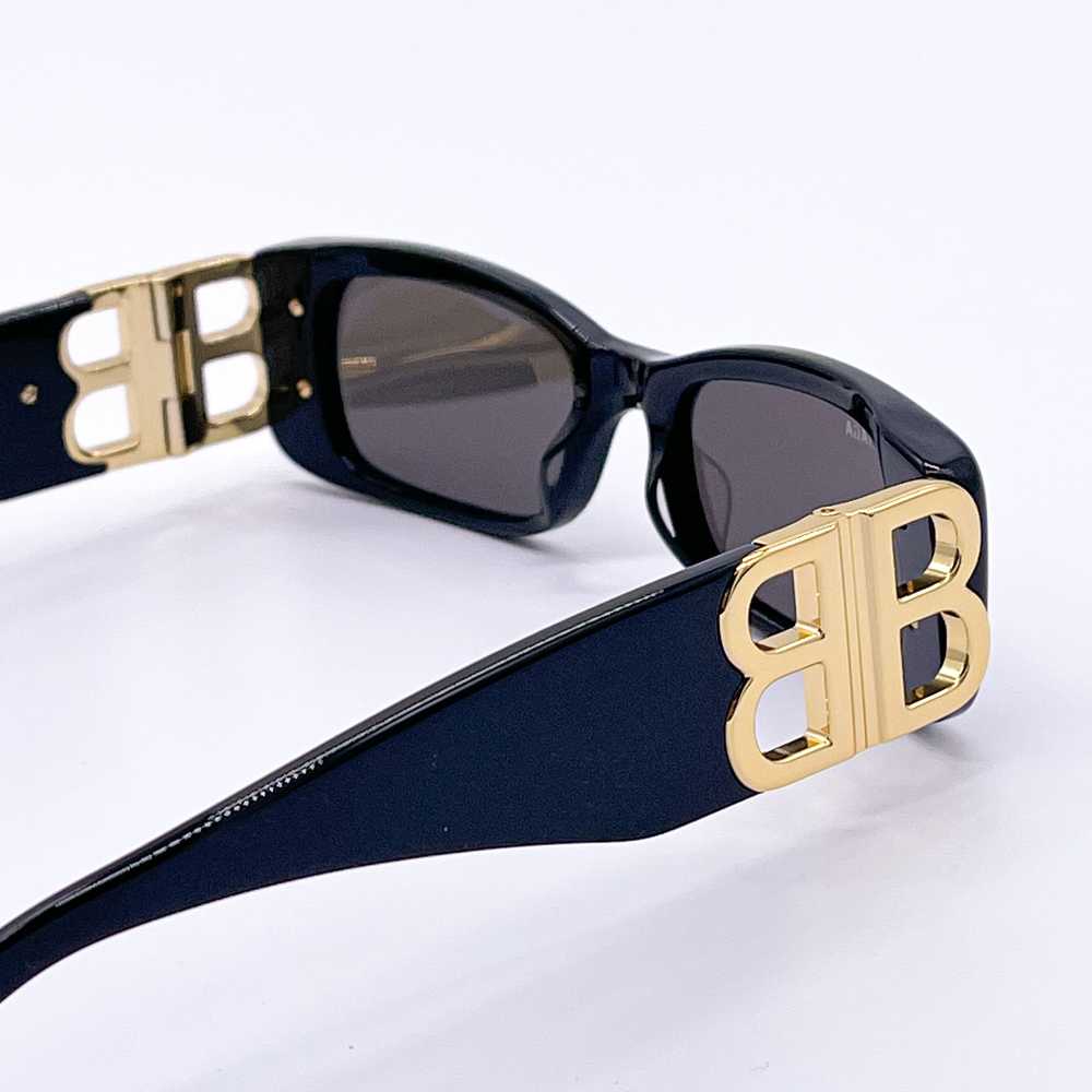 NEW BALENCIAGA BB0096S 001 BLACK UNISEX SUNGLASSES - image 6