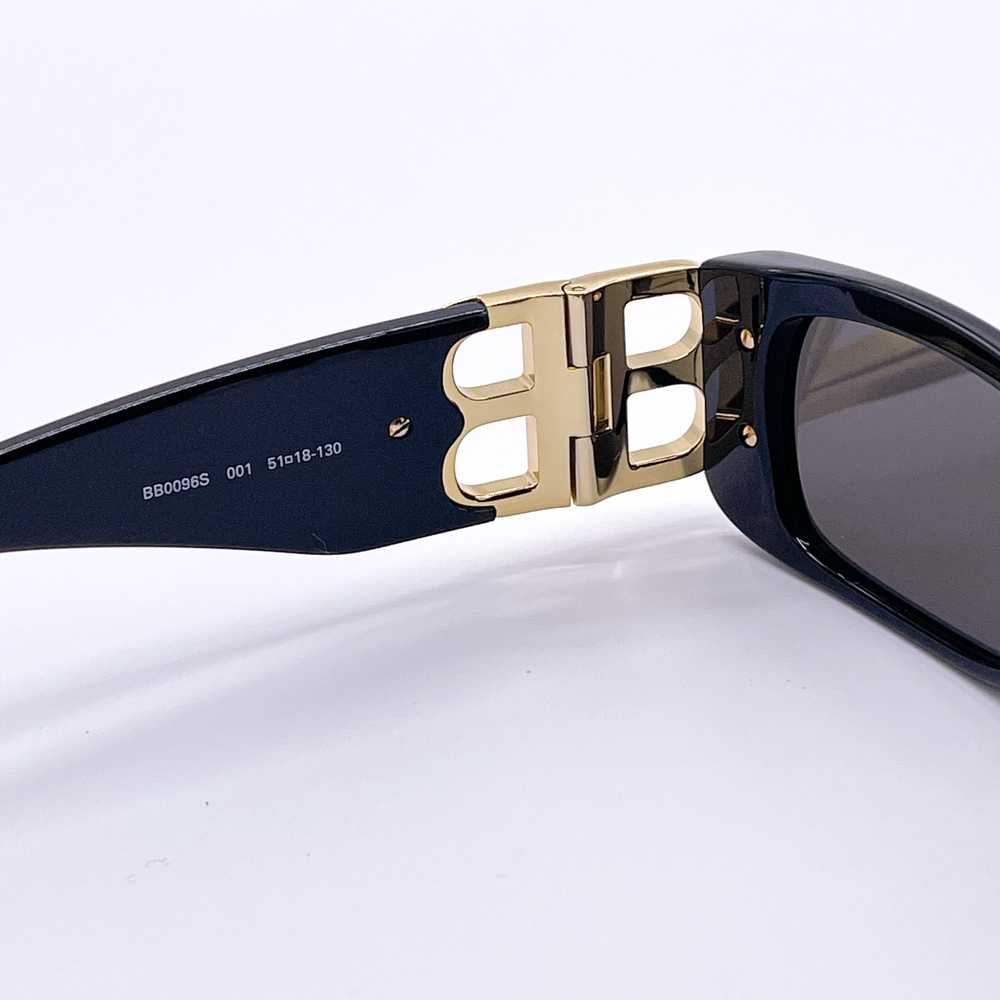 NEW BALENCIAGA BB0096S 001 BLACK UNISEX SUNGLASSES - image 8