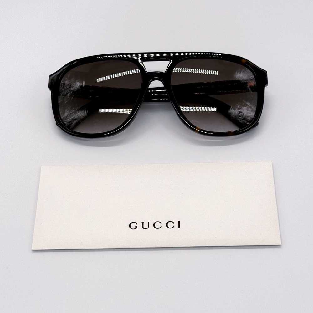 NEW GUCCI GG1188S 003 HAVANA BROWN UNISEX PILOT S… - image 11