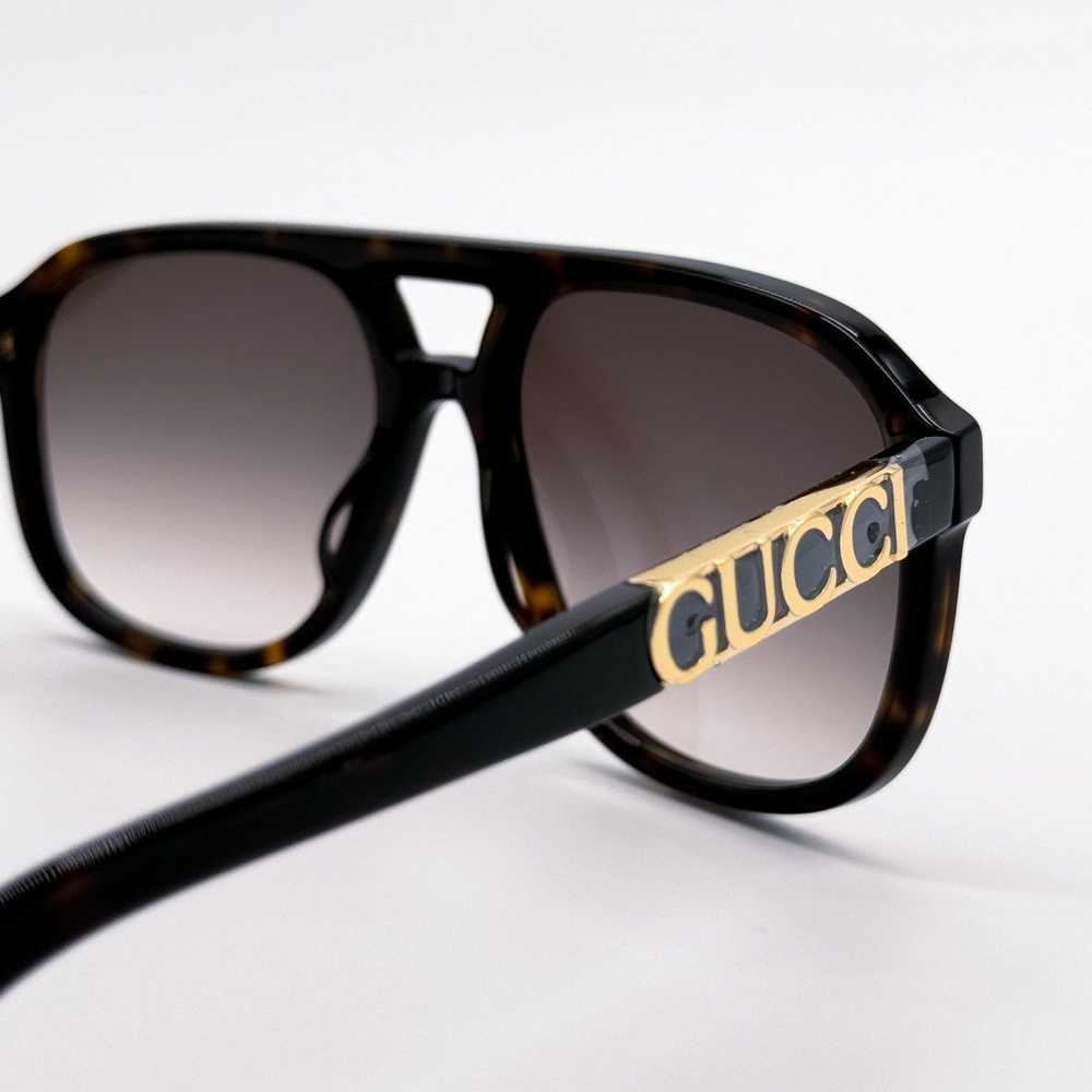 NEW GUCCI GG1188S 003 HAVANA BROWN UNISEX PILOT S… - image 8