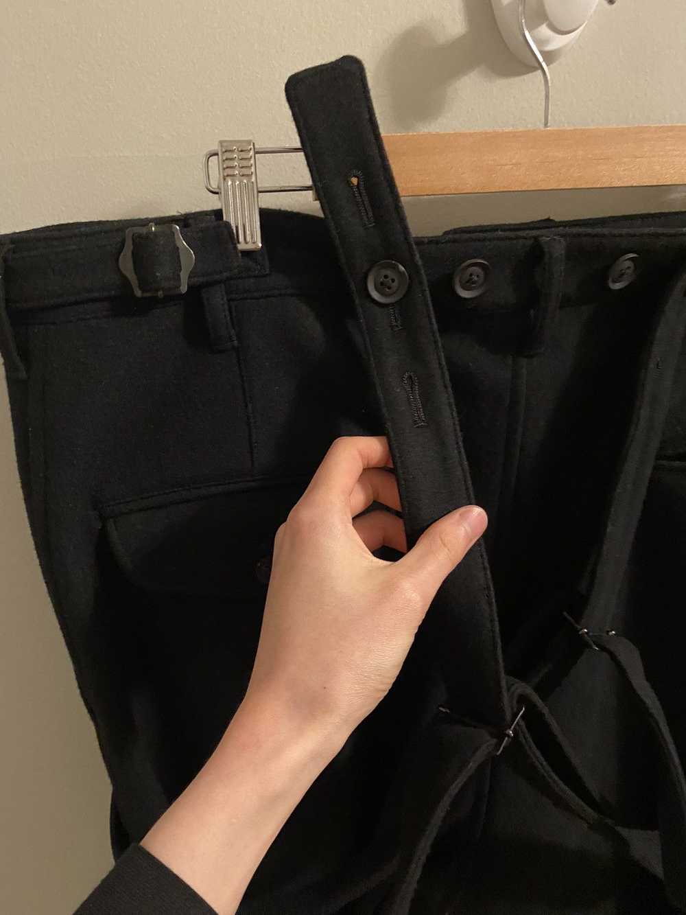 Yohji Yamamoto 21aw COMPRESSED MELTON SUSPENDER P… - image 9